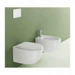 07 1152 0001 ITALY 52 NEWFLUSH, pakabinamas klozetas su lėtaeigiu dangčiu